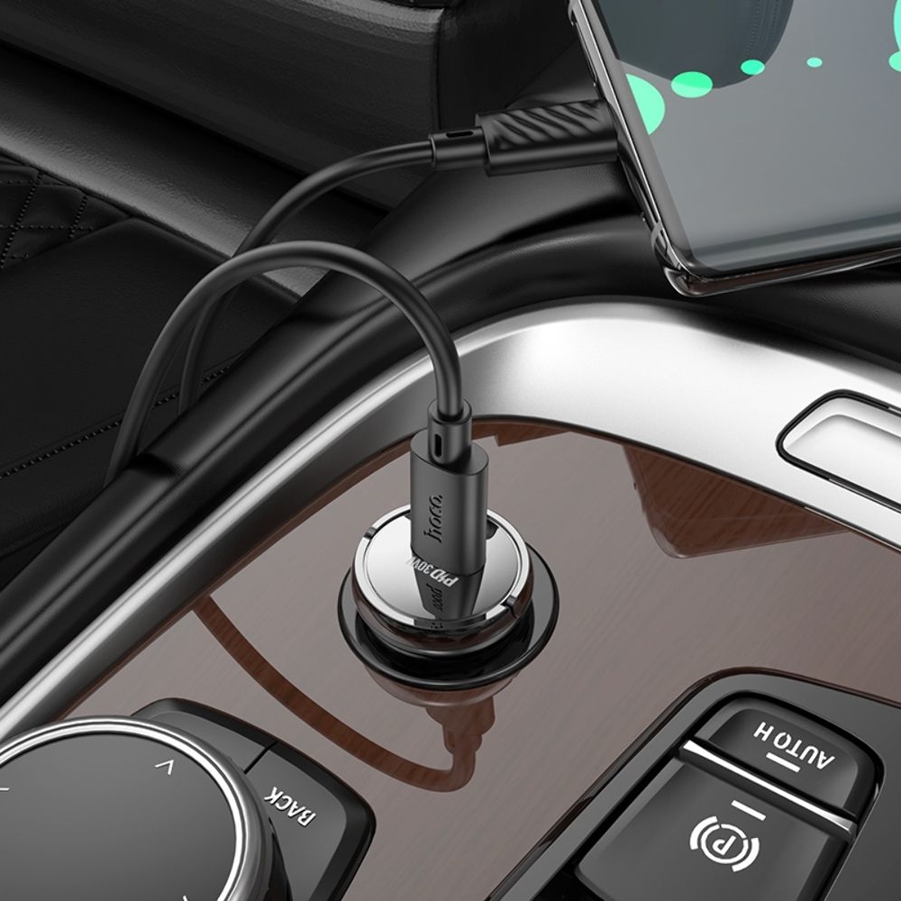 ������������� �������� ������� Hoco Z53 Type-C, Power Delivery (30 ��), transparent, ������ + ������ Type-C �� Type-C | �������, �������� ����������