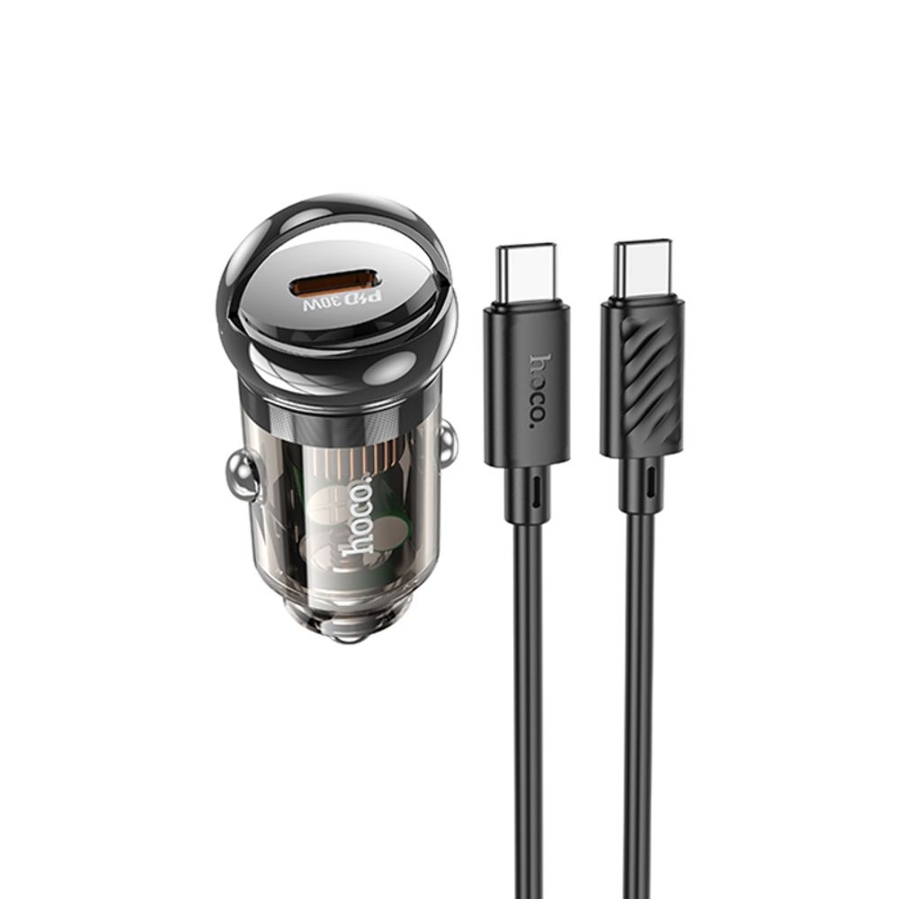 ������������� �������� ������� Hoco Z53 Type-C, Power Delivery (30 ��), transparent, ������ + ������ Type-C �� Type-C | �������, �������� ����������