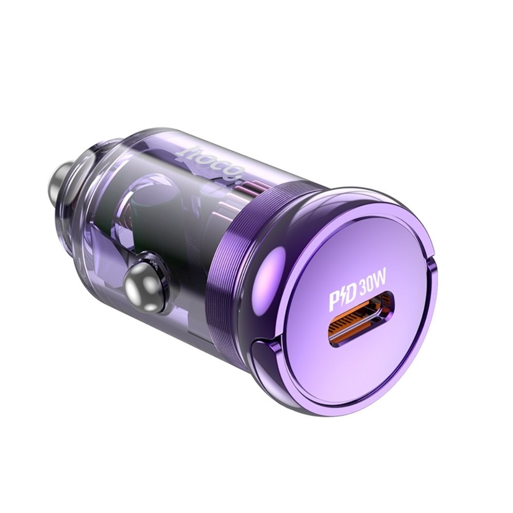 ������������� �������� ������� Hoco Z53 Type-C, Power Delivery (30 ��), transparent purple | �������, �������� ����������