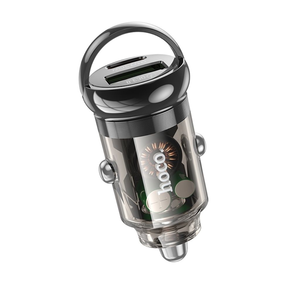 ������������� �������� ������� Hoco Z53A USB/ Type-C, Power Delivery (30 ��), Quick Charge, transparent, ������ | �������, �������� ����������