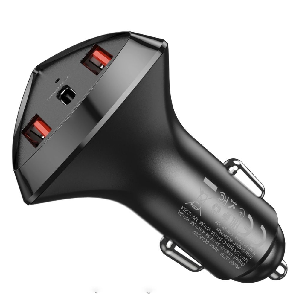 ������������� �������� ������� Hoco DZ10 2 USB/ Type-C PD 27W QC, ������ | �������, �������� ����������
