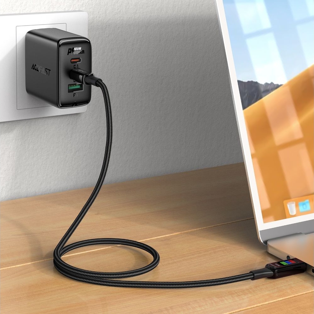 ������ Acefast C7-03 � �������� Type-C �� Type-C 1.2m, ������