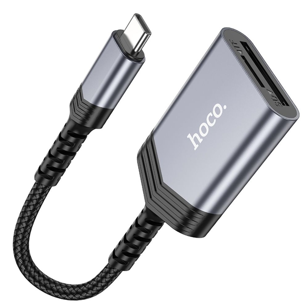 ������� ���������� Hoco UA25 2�1 card reader Type-C �����