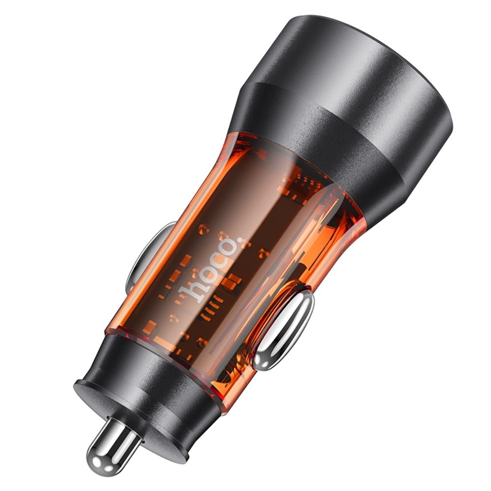 ������������� �������� ������� Hoco NZ12A USB/ Type-C PD 43W transparent orange | �������, �������� ����������