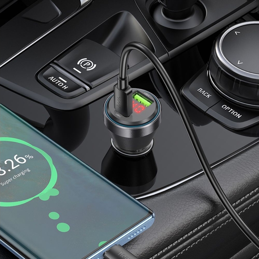 ������������� �������� ������� Hoco NZ12B USB/ Type-C PD 48W � �������� transparent, ������ | �������, �������� ����������