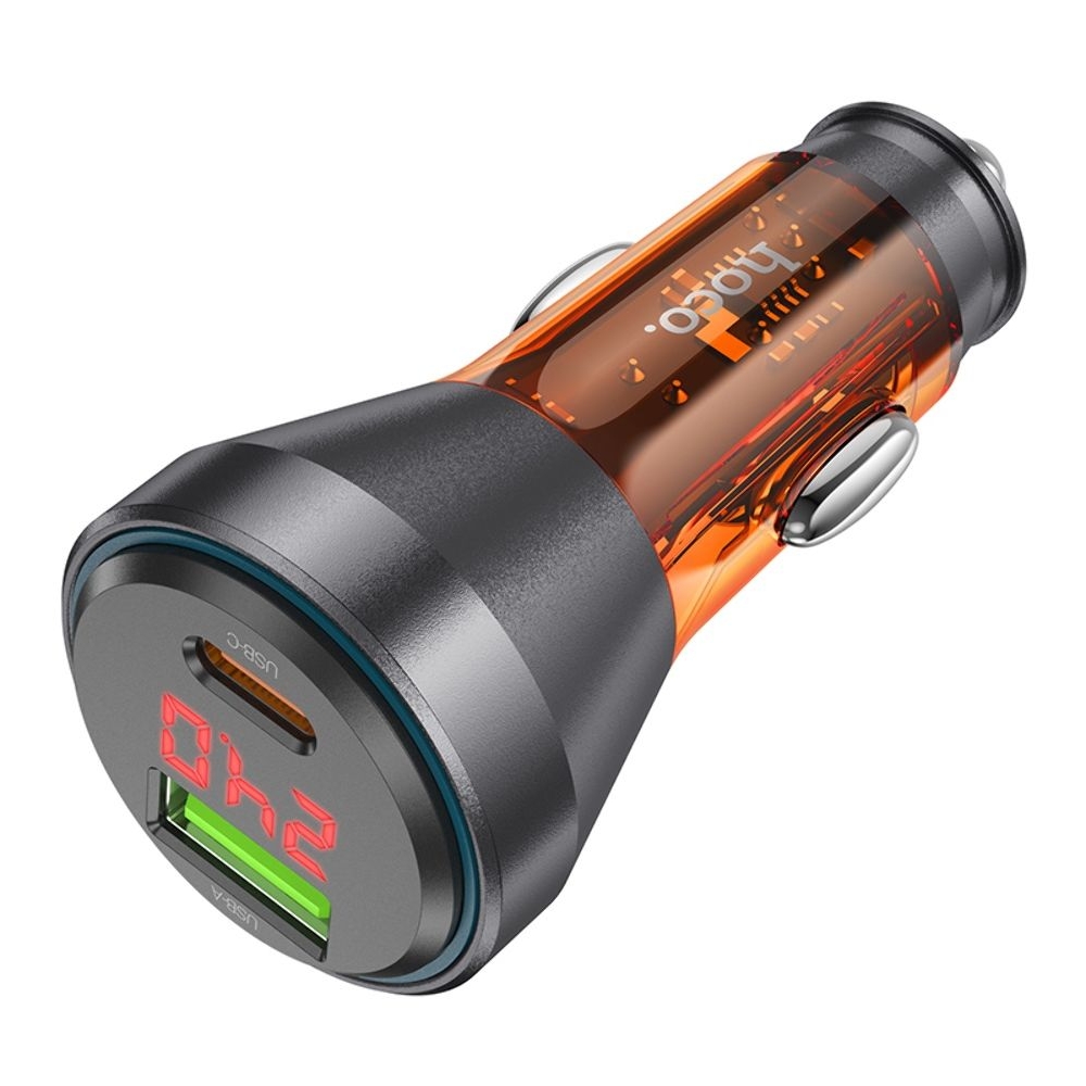 ������������� �������� ������� Hoco NZ12B USB/ Type-C PD 48W � �������� transparent orange | �������, �������� ����������