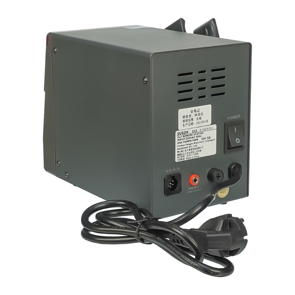 �������� ������� ������������ Sugon 212 (�������� T12, 3 ������ ������, 200C - 450C, ���, 3 ������ ������, 100C - 500C, 760W)