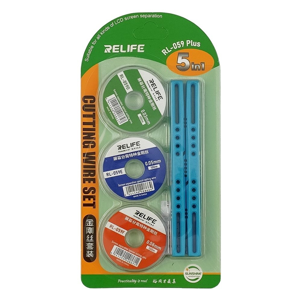 ����� ��� ���������� ���������� ���������� Relife RL-059 Plus (2 �����-���������, 3 ��������� (������) RL-059 D/ E/ F 100� 0,03 ��/ 0,05 ��/ 0,08 ��)