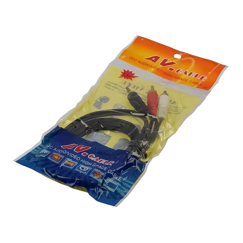 �������������� ������ TRS Jack 3.5 to 2RCA 1.5m black