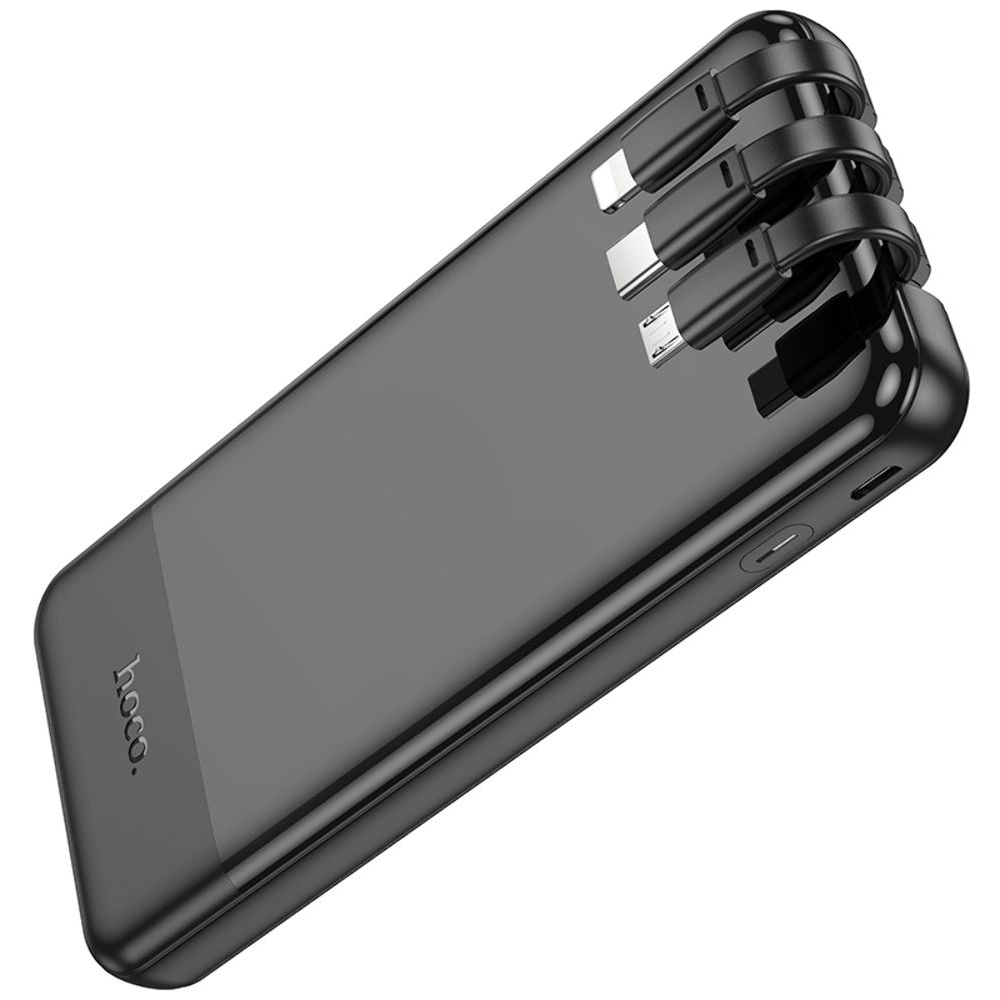 Power bank Hoco J114, 10000 mAh, � ��������, � �������� 3 � 1, Type-C, Lightning, MicroUSB, ������