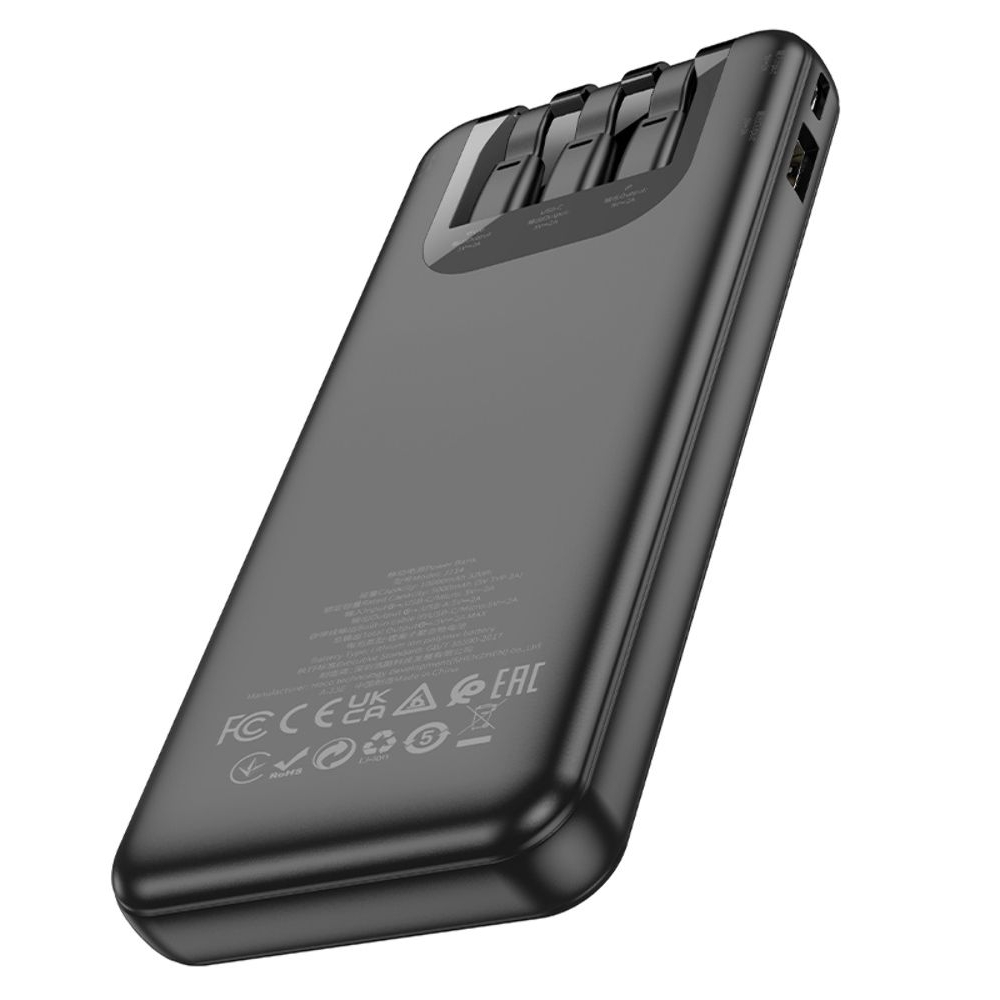 Power bank Hoco J114, 10000 mAh, � ��������, � �������� 3 � 1, Type-C, Lightning, MicroUSB, ������
