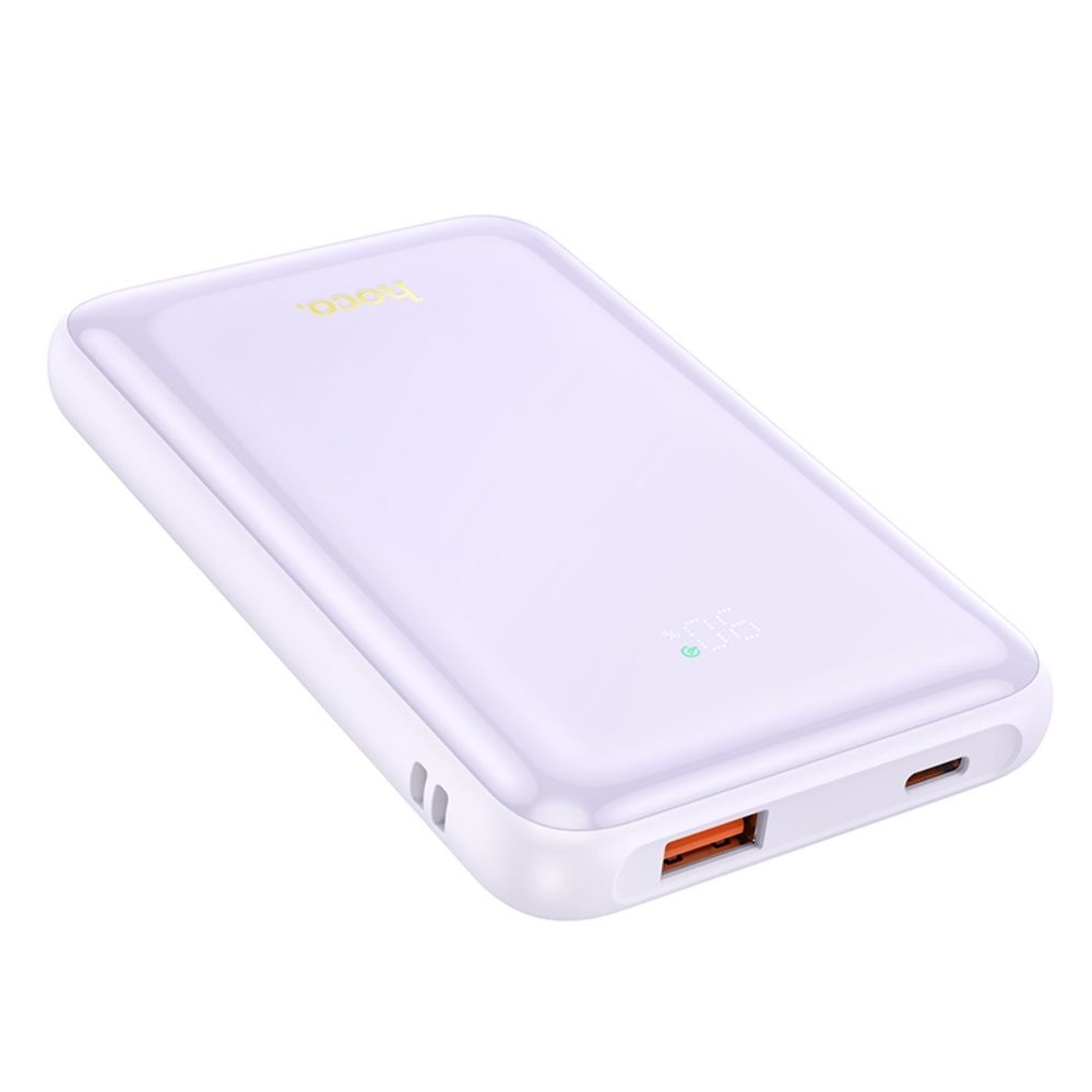 Power bank Hoco Q21, 10000 mAh, 22.5 ��, Power Delivery (20 ��) � �������� purple