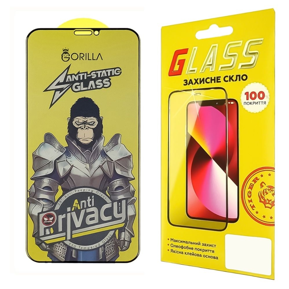 ������� ���� Apple iPhone 12 Pro Max Full Glue Anti-Static Privacy (0.3 ��, �����) | ���������� �������� ������