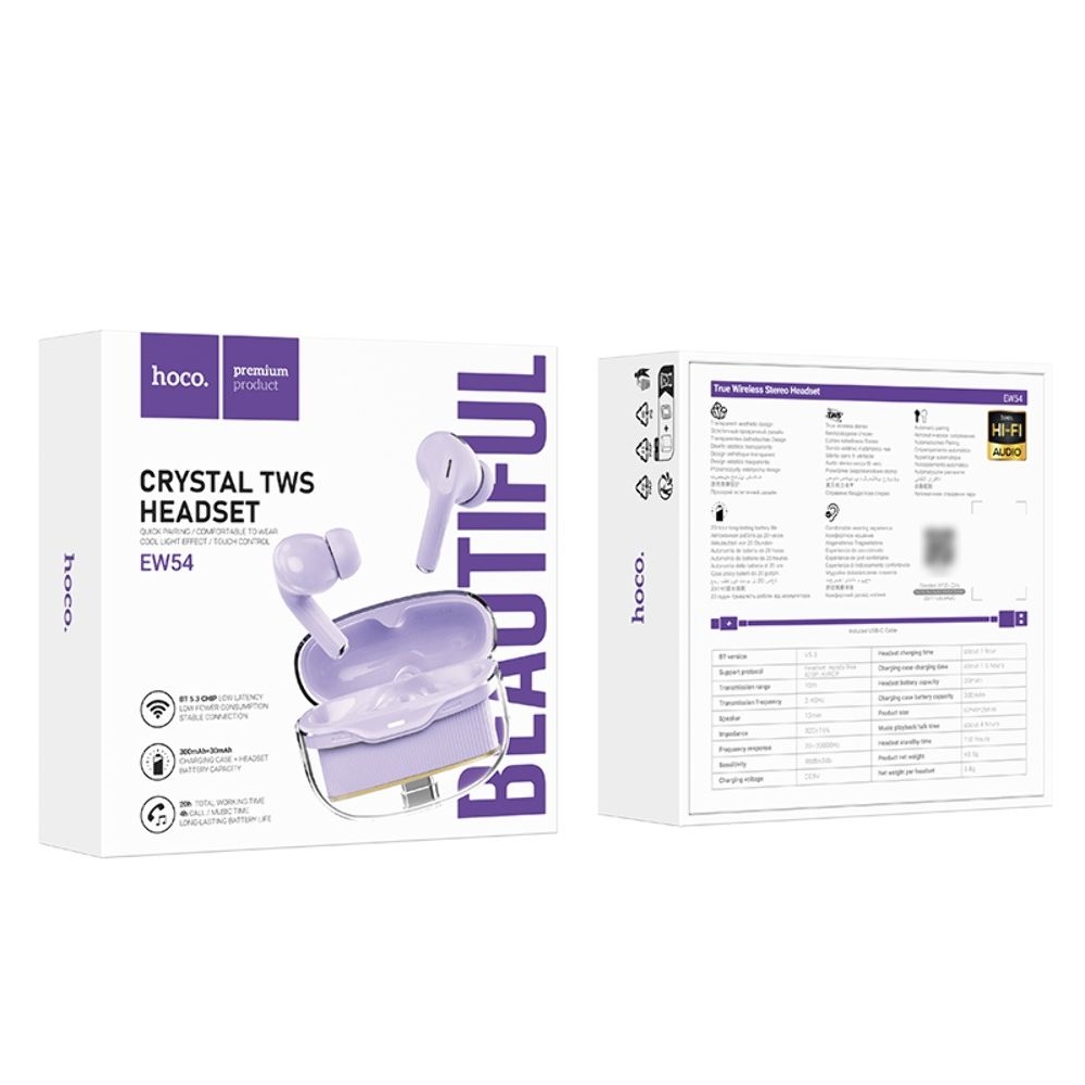 ��������� TWS ��������� Hoco EW54, ���������, ����� | ������������ ��������