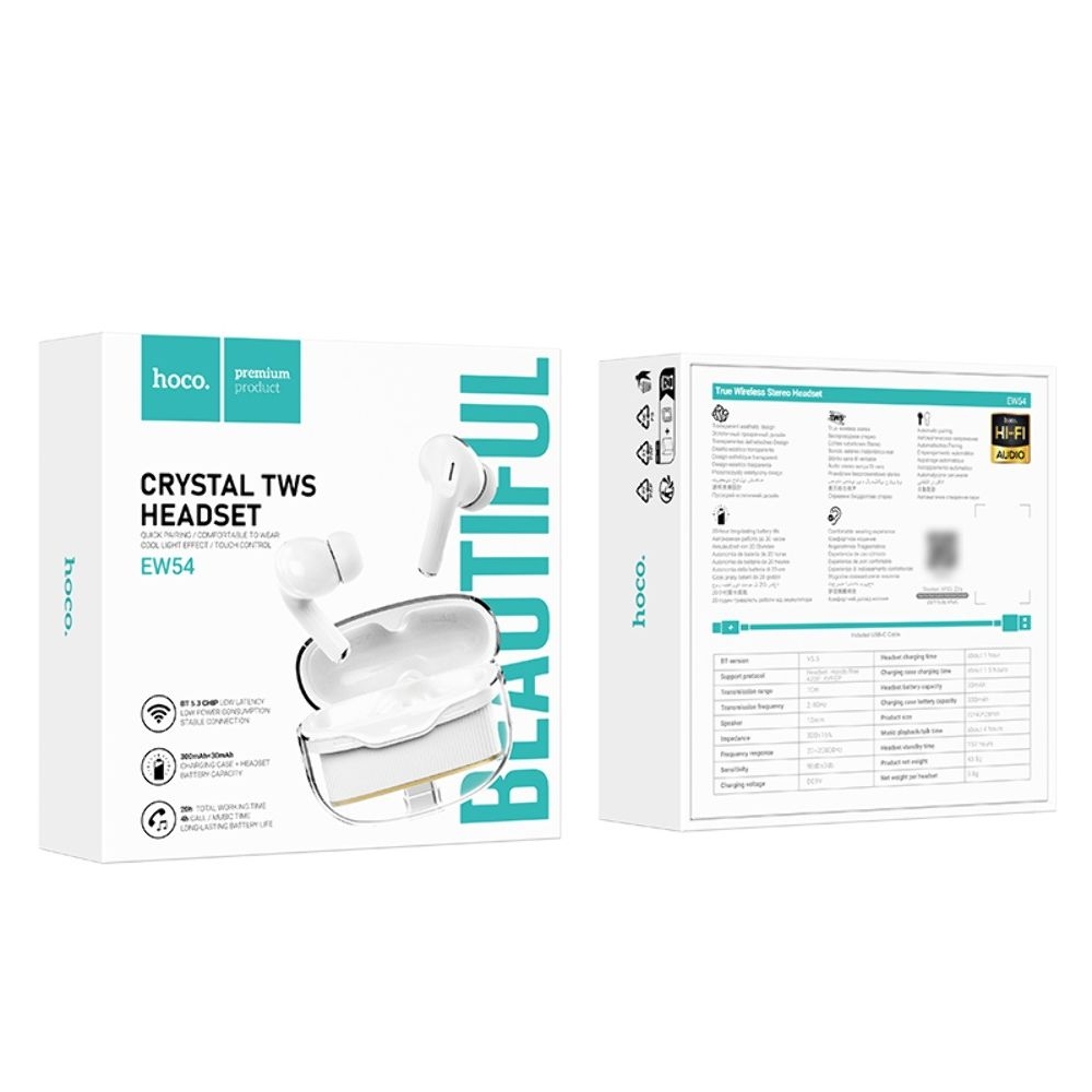 ��������� TWS ��������� Hoco EW54 ��������� white | ������������ ��������