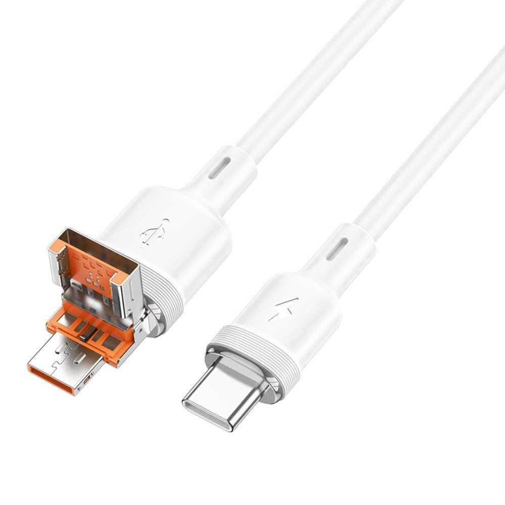 ������ Hoco U131 2�1 USB/ Type-C to Type-C 1m white
