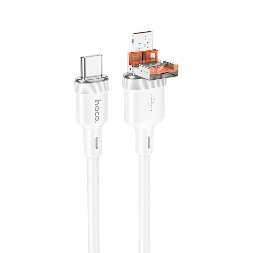 ������ Hoco U131 2�1 USB/ Type-C to Type-C 1m white