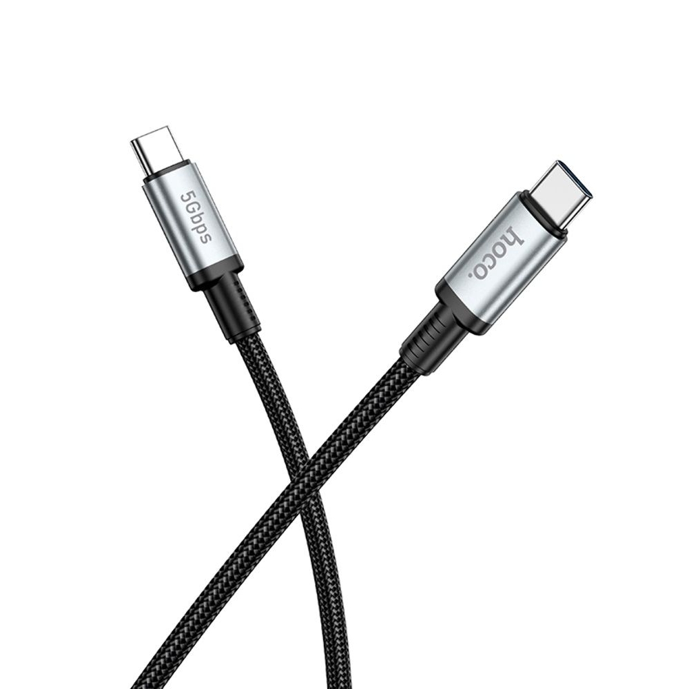 �������������� ������ Hoco US10 Type-C to Type-C USB3.0 5Gbit/s 0.5m black