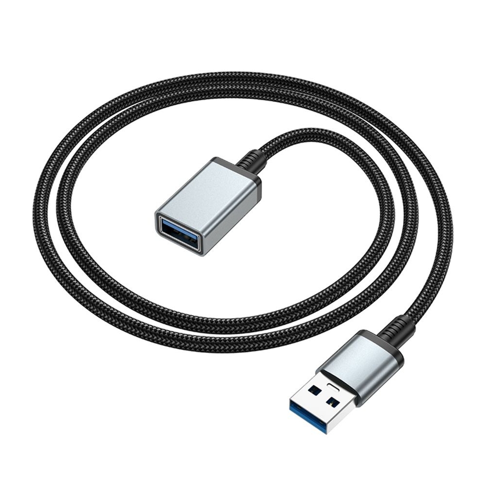 �������������� ������ Hoco US10 ���������� USB to USB (F) USB3.0 5Gbit/s 0.5m black