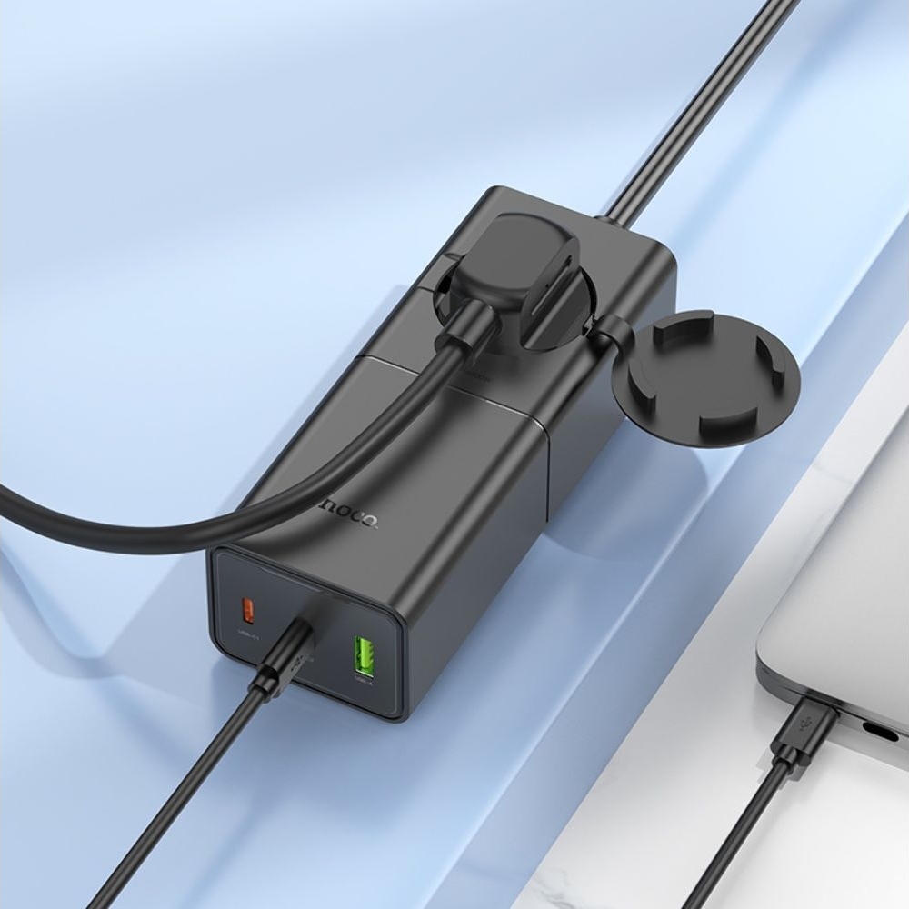 ������� �������� ���������� ���������� Hoco NS4 USB/ 2 Type-C PD 65W black
