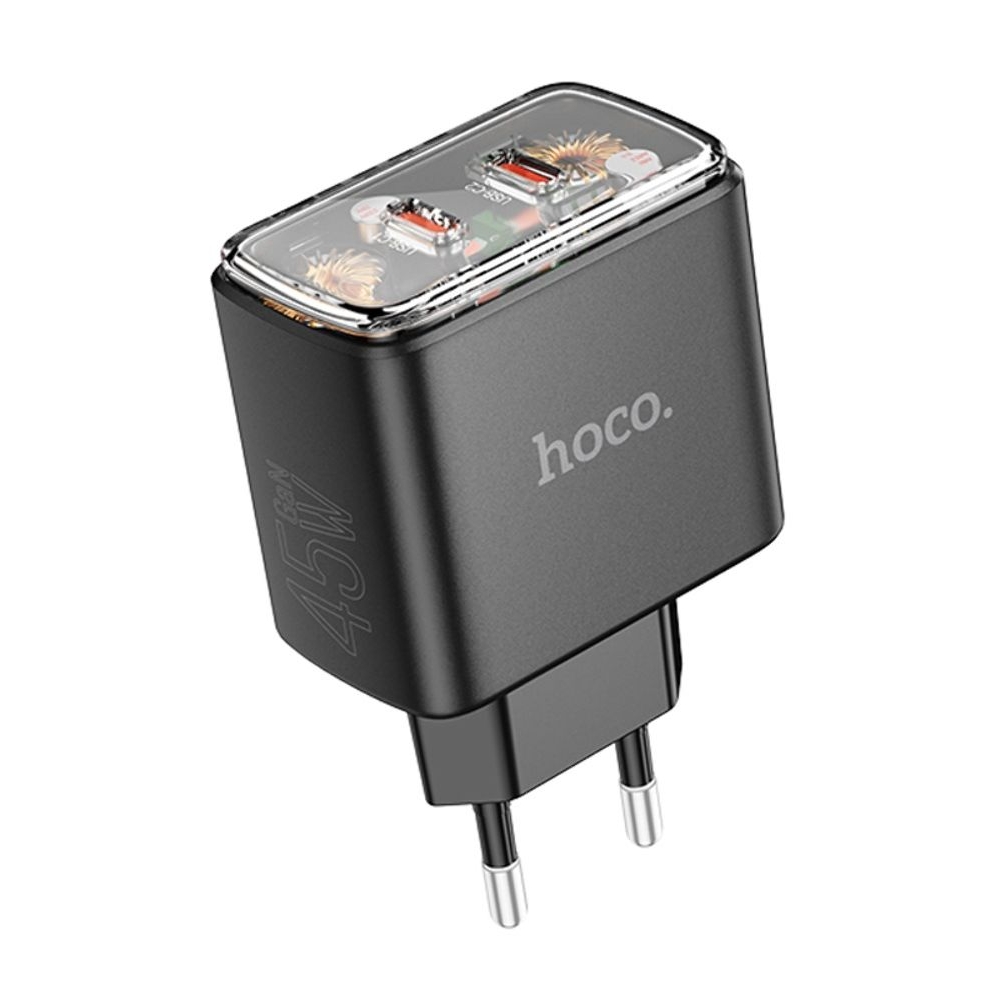 ������� �������� ���������� Hoco CS43A 2 Type-C PD 45W black