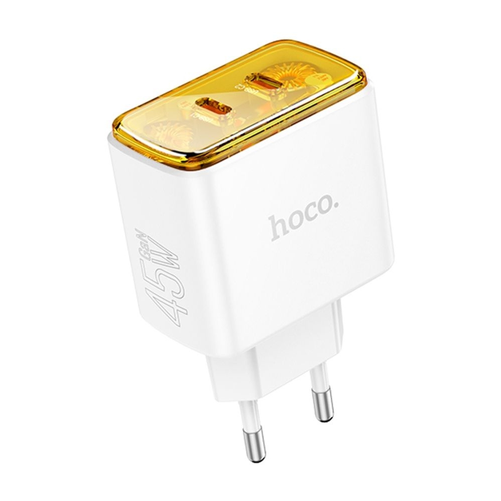 ������� �������� ���������� Hoco CS43A 2 Type-C PD 45W white