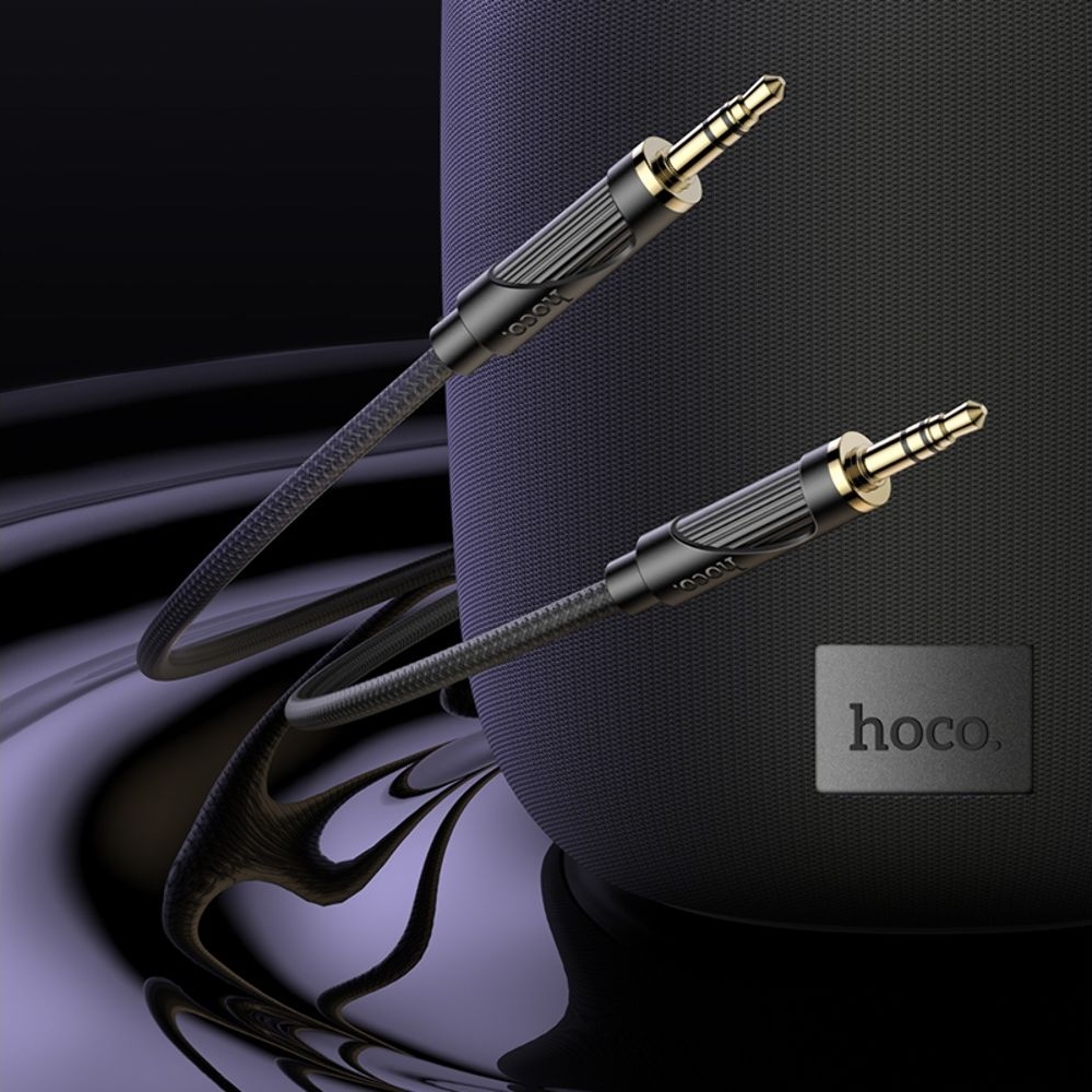 AUX ������ Hoco UPA30 Jack 3.5 to Jack 3.5 1m black