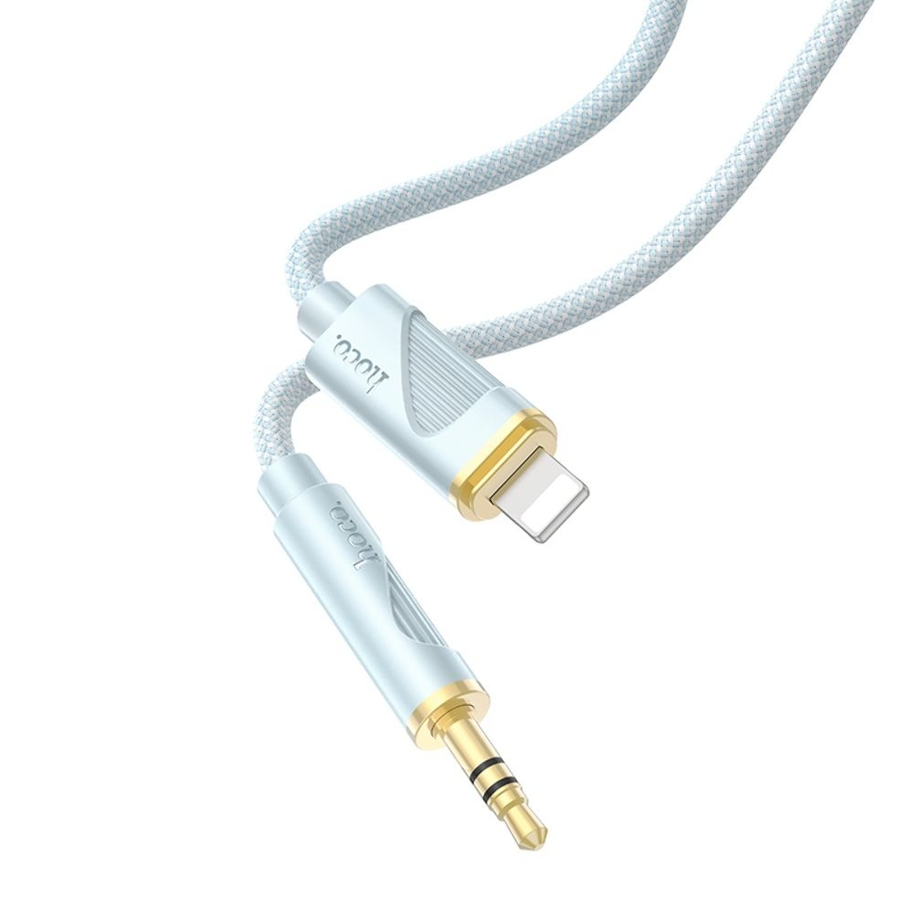 AUX ������ Hoco UPA30 Lightning to Jack 3.5 1m blue