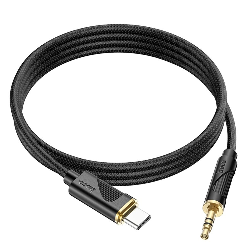 AUX ������ Hoco UPA30 Type-C to Jack 3.5 1m black