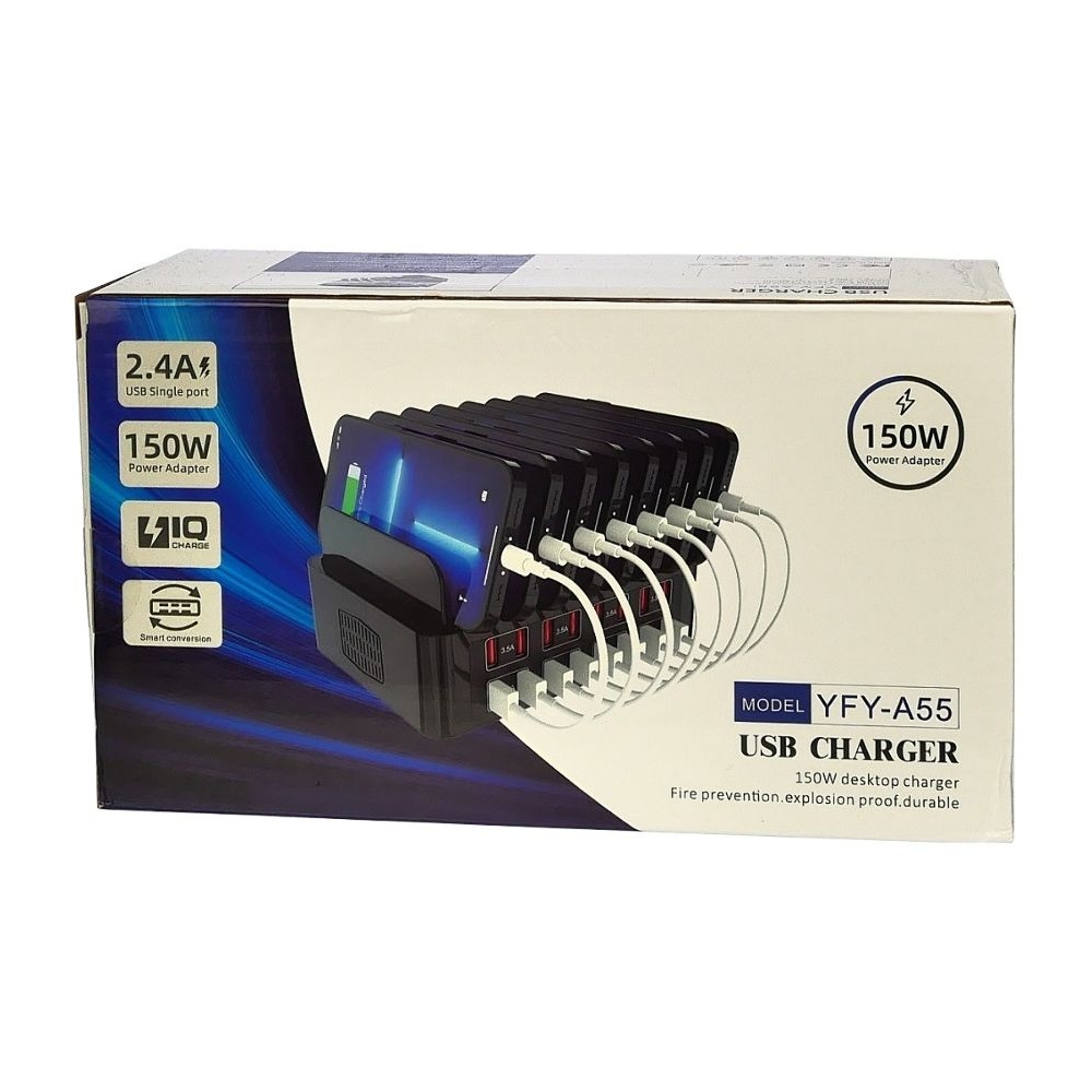 �������� ������� YFY-A55 (16 USB 5V/ 2.4A, 150W)