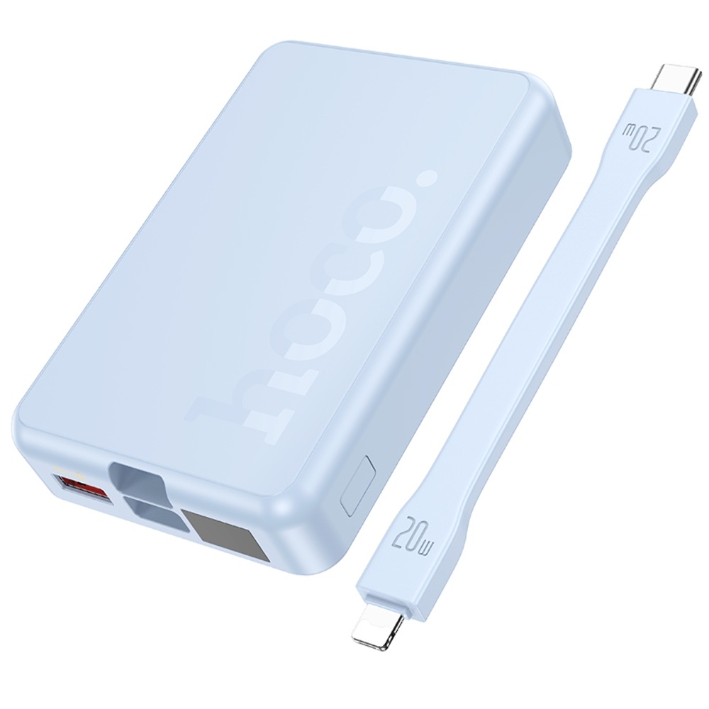 Power bank Hoco Q24 10000mAh 22.5W PD 20W ��������� � �������� ������������ ������� blue