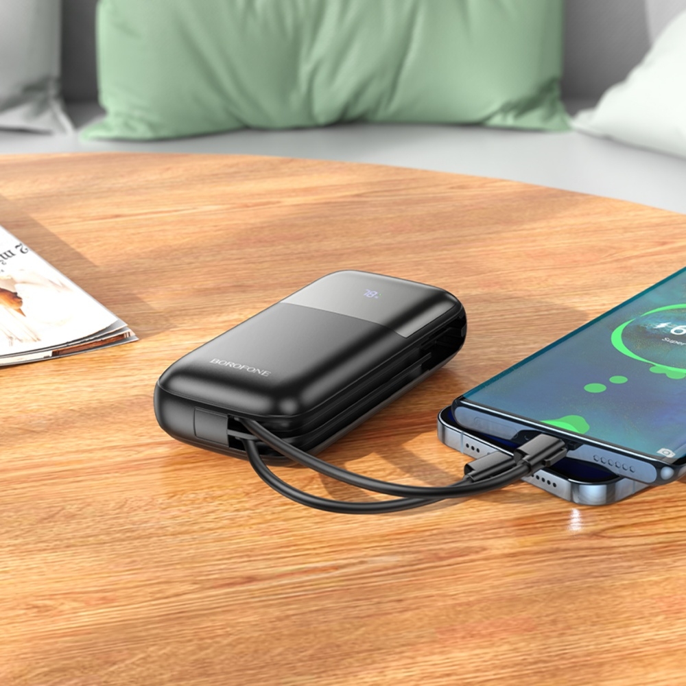 Power bank Borofone BJ62 10000mAh 22.5W+PD20W + ������ 2�1 Type-C/ Lightning ������