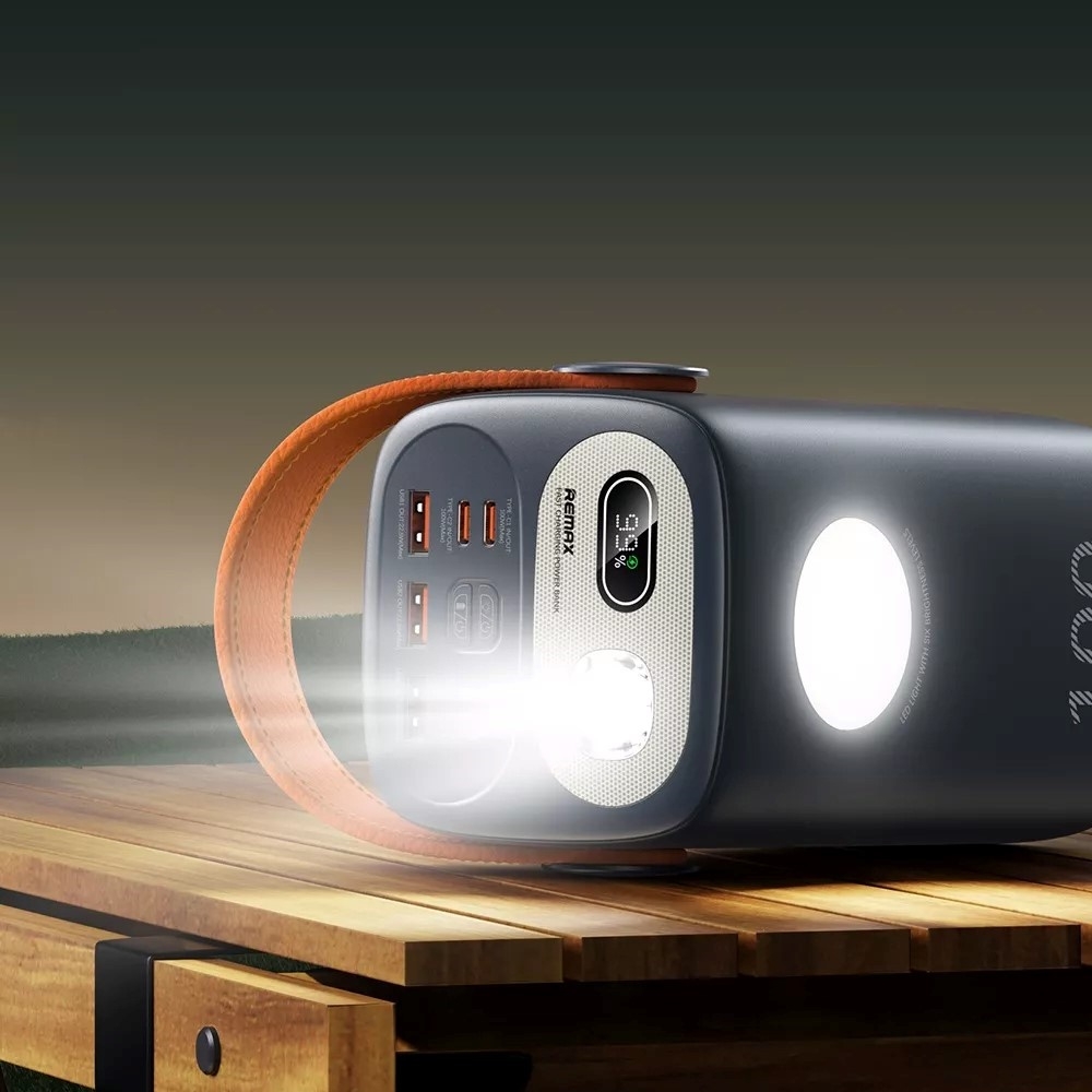 Power bank Remax RPP-100, 60000 mAh, 22.5 ��, Power Delivery (100 ��), Quick Charge 3.0, �����