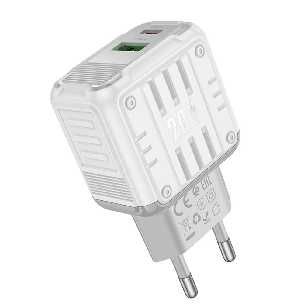 ������� �������� ���������� Hoco C135A USB/ Type-C PD20W white