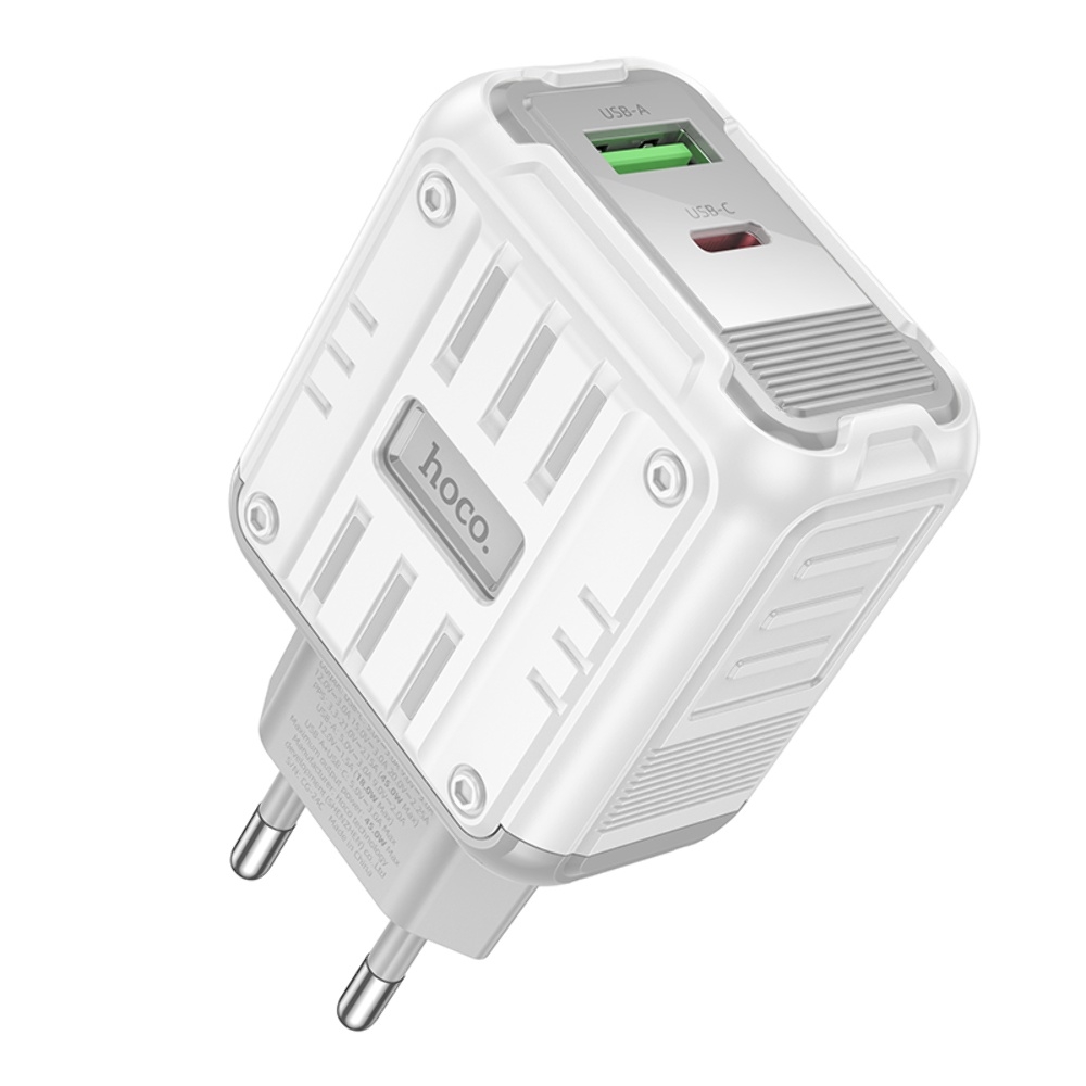 ������� �������� ���������� Hoco C136A USB/ Type-C PD 45W white