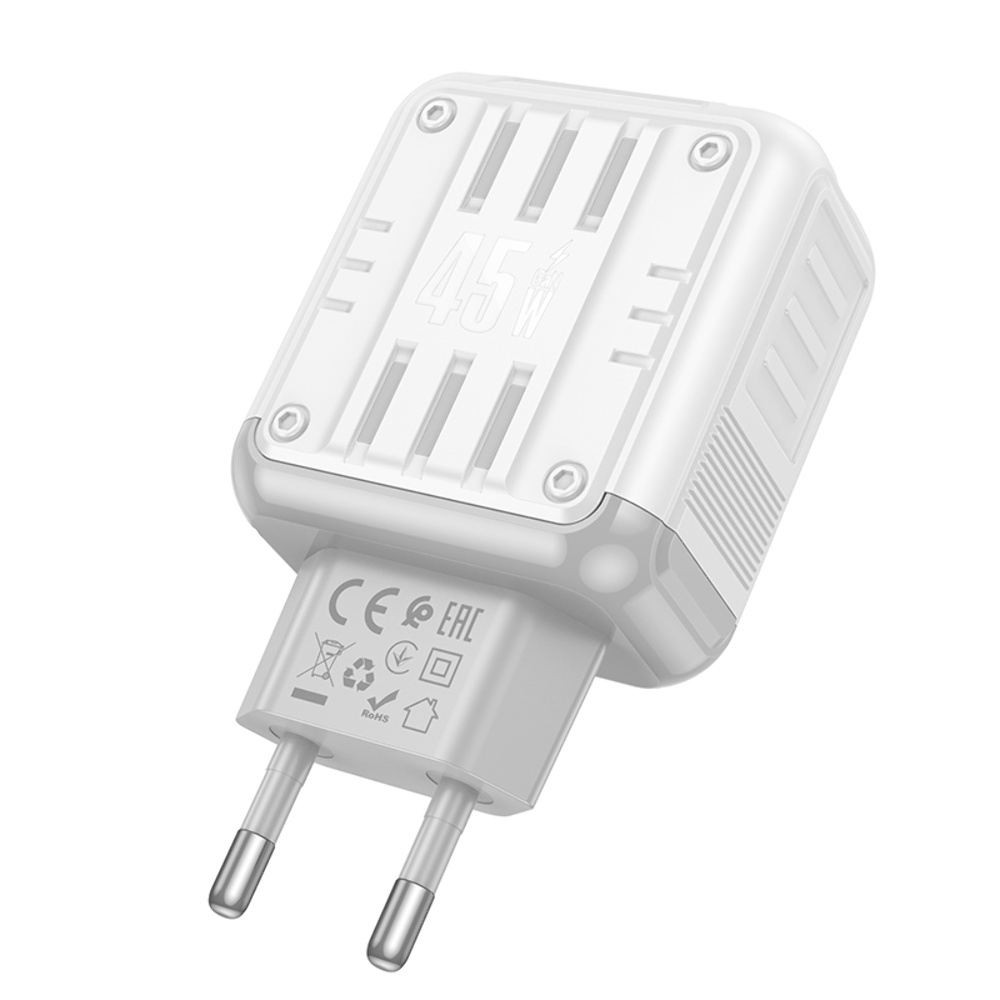 ������� �������� ���������� Hoco C136A USB/ Type-C PD 45W white