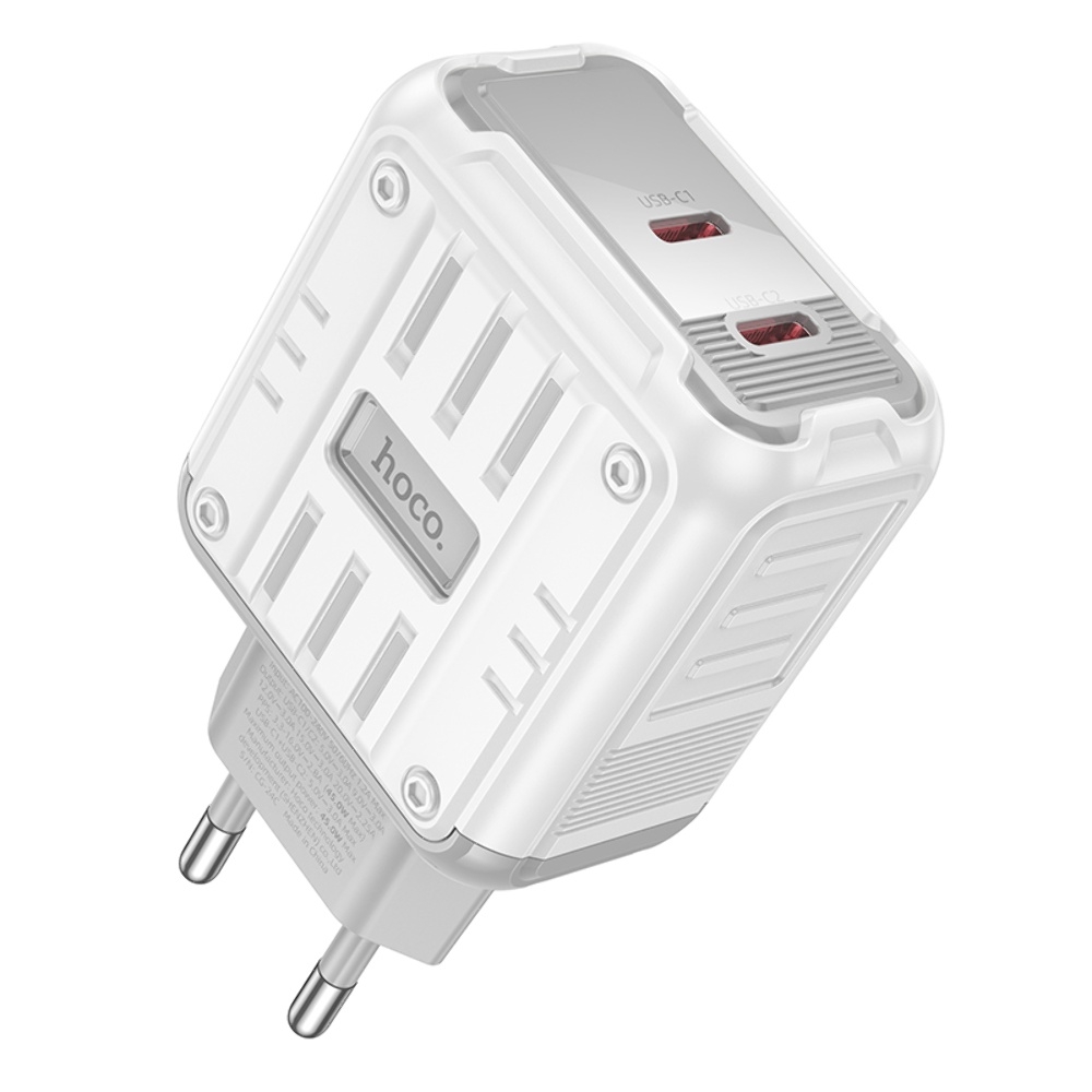 ������� �������� ���������� Hoco C137A 2 Type-C PD 45W white