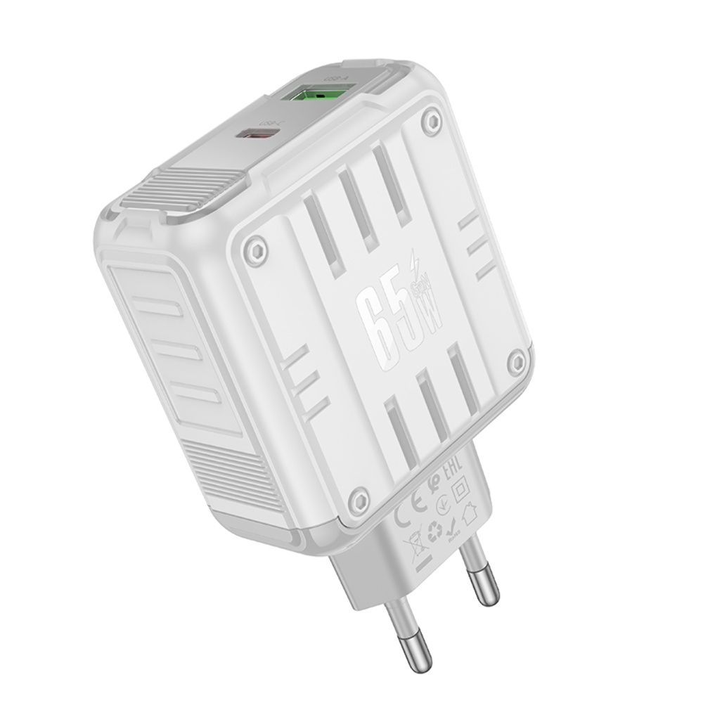 ������� �������� ���������� Hoco C138A USB/ Type-C PD 65W white