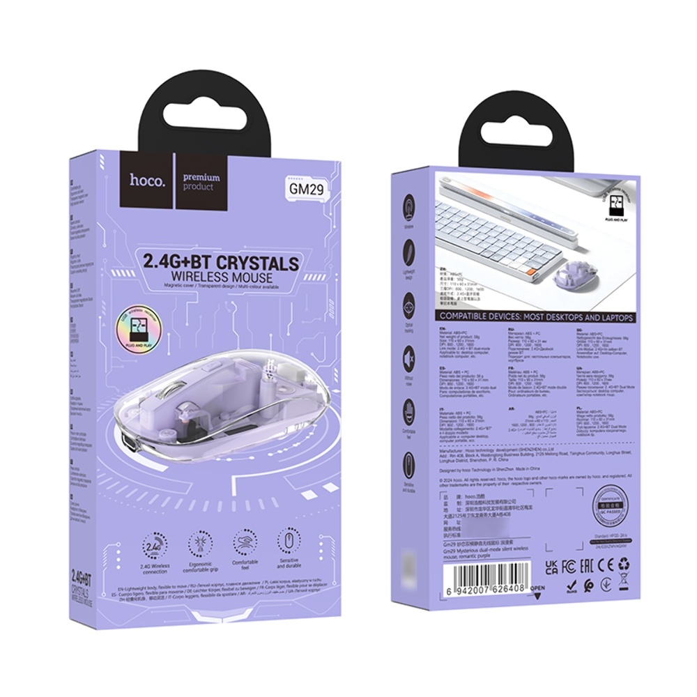 ������������ ���� Hoco GM29 romantic purple