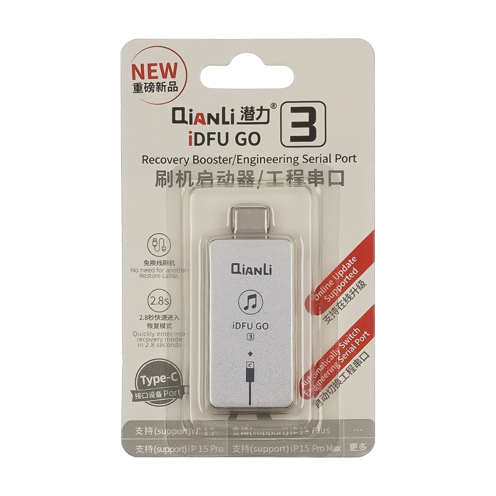 ������� QianLi iDFU GO 3 ��� ��������������� ��������� ������ DFU � iPhone (support iP15 series), iPad