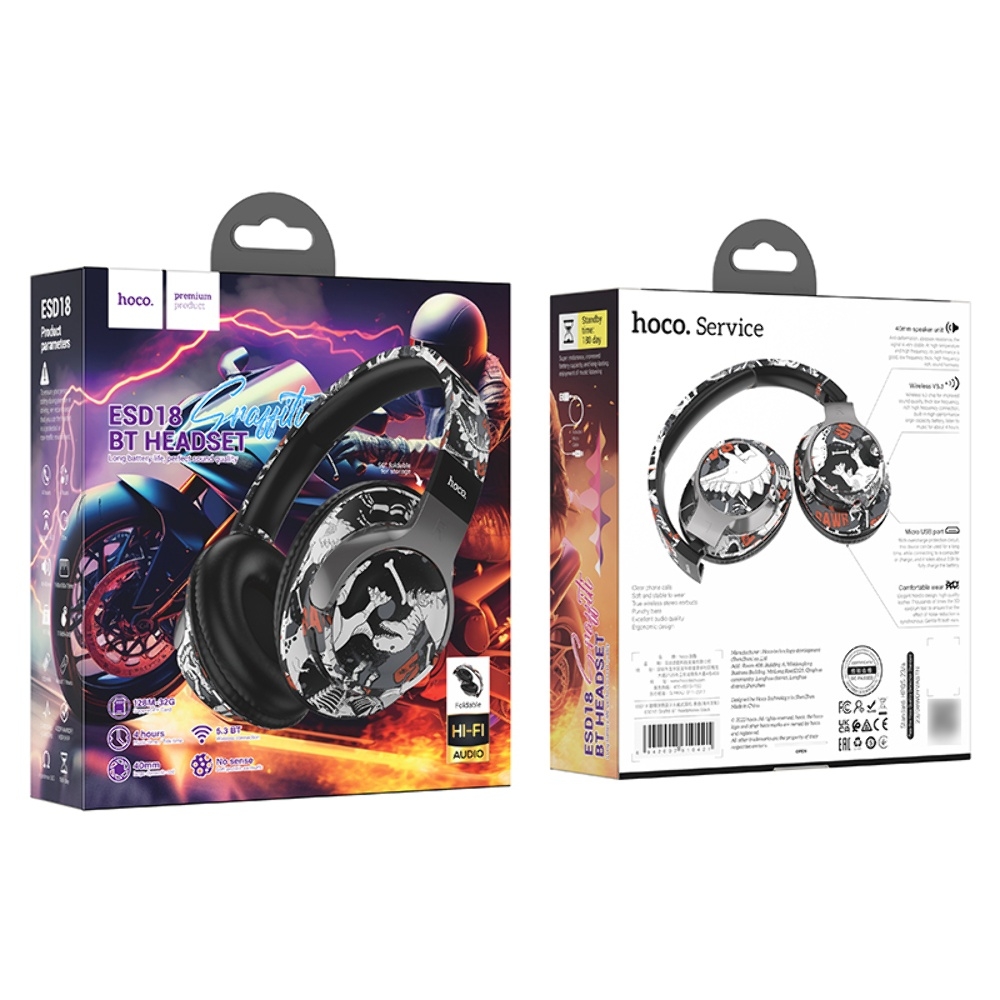 ������������ �������� Hoco ESD18 ��������� black