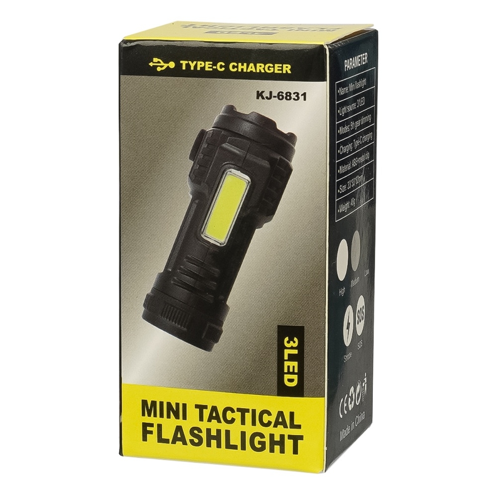 LED ������� �������������� KJ-6831 ������� 400 mAh, � �������������� ������� ���������� black