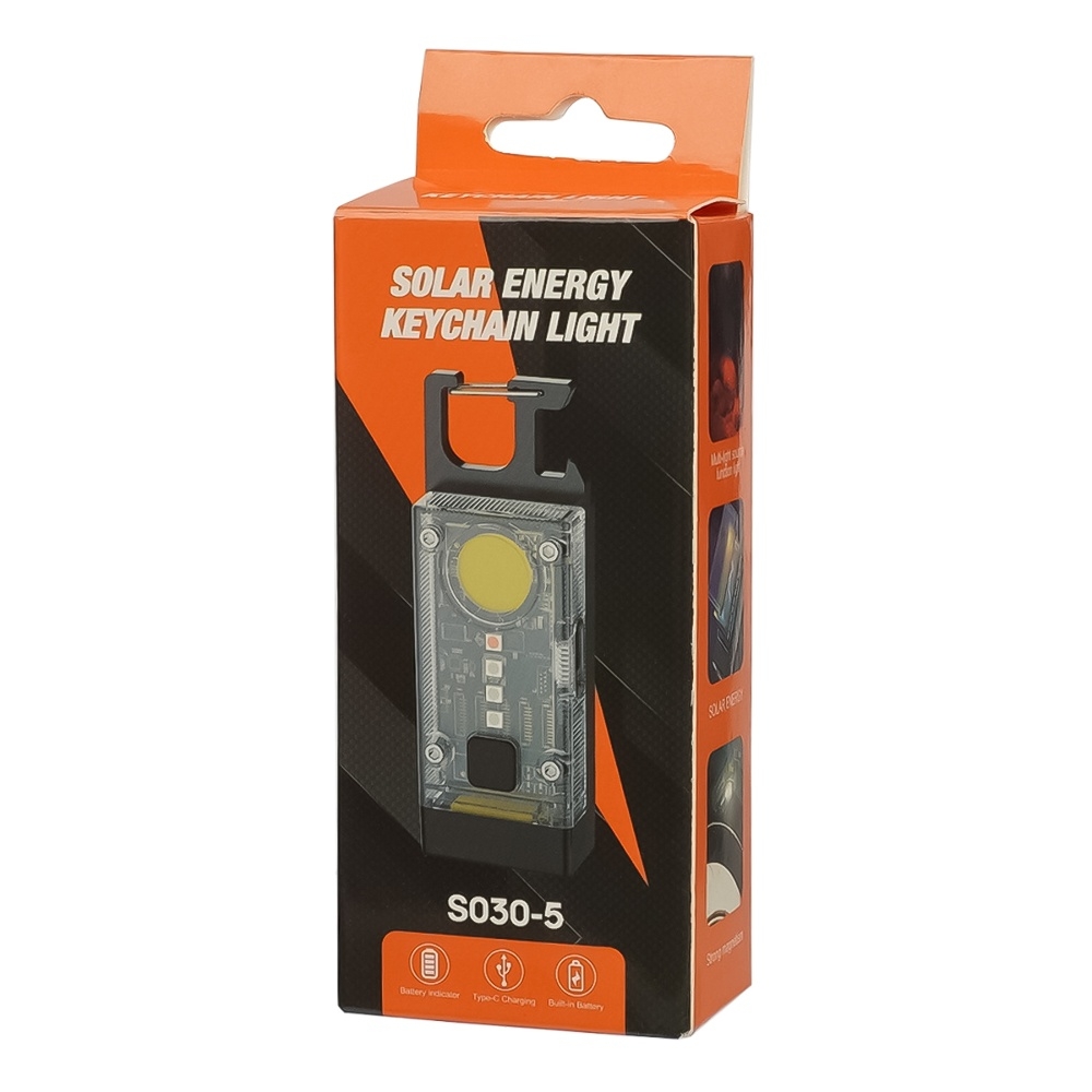 LED ������� �������������� S030-5 � �������������� ������� ���������� 500 mAh, ��������� ���������� � ��������� ������� black