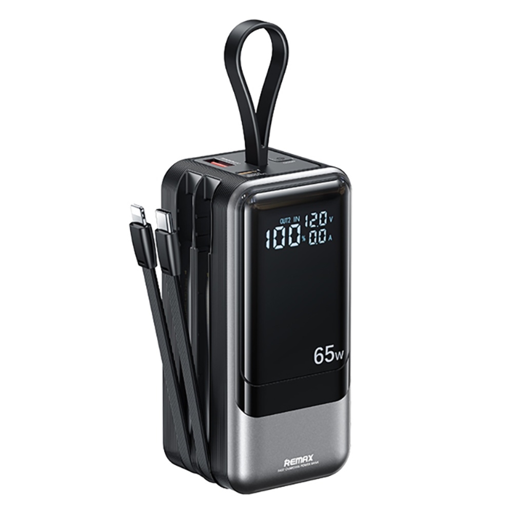 Power bank Remax RPP-59 20000mAh 65W+60W PD+QC + ������ Type-C/ Lightning �����