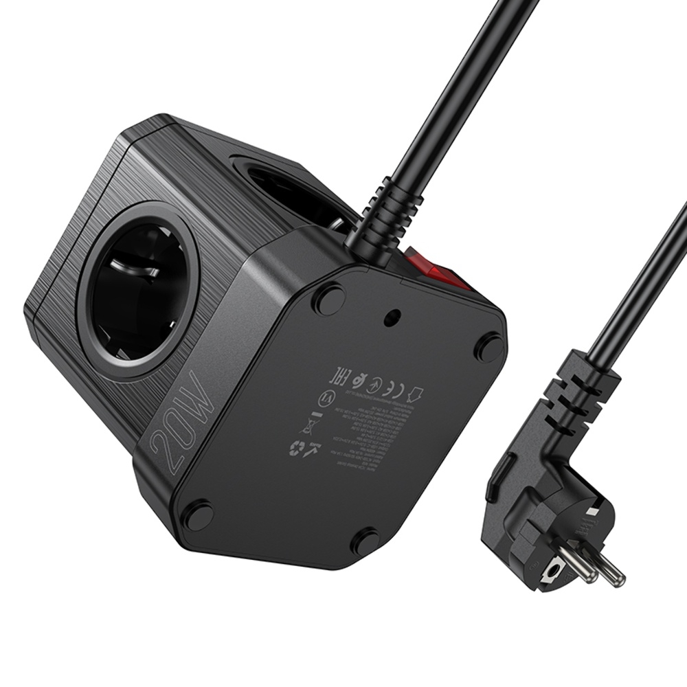 ������� �������� ���������� ���������� Hoco NS8 3 USB/ Type-C 5 ������� 2m black