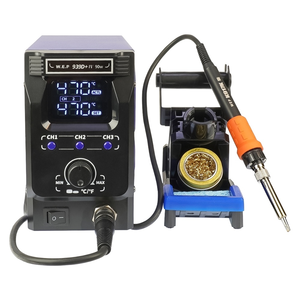 �������� ������� WEP 939D+IV, ��������, �������� ���������, ������������ Hakko, 3 ������ ������, 90W, t 200-480 C
