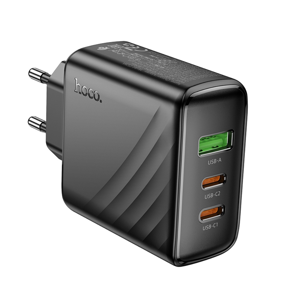 ������� �������� ���������� Hoco CS26A USB/ 2 Type-C PD 45W black