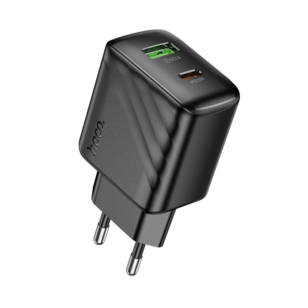 ������� �������� ���������� Hoco CS25A USB/ Type-C QC PD black