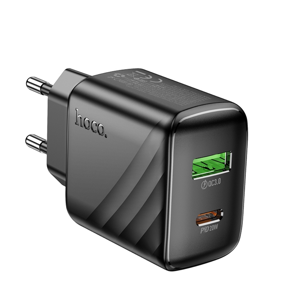 ������� �������� ���������� Hoco CS25A USB/ Type-C QC PD black