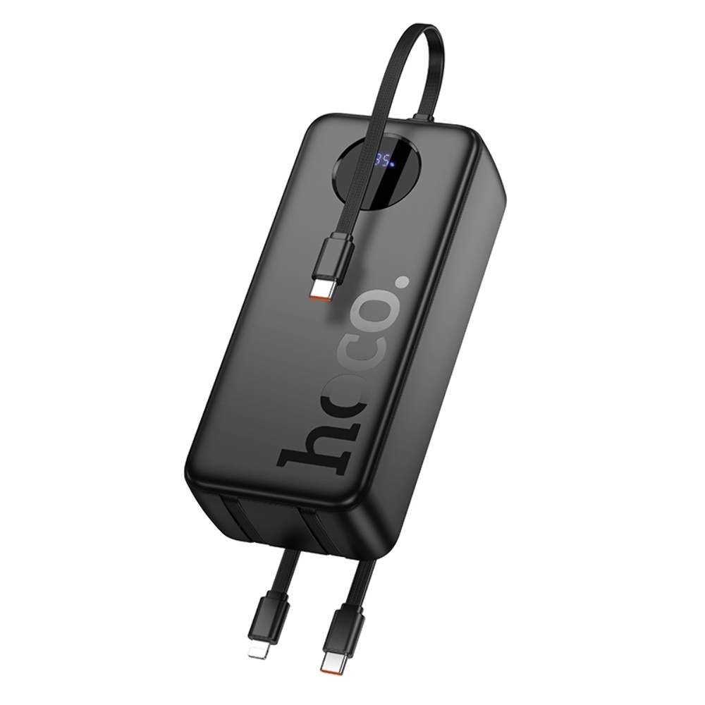 Power bank Hoco J132B 30000mAh 22.5W+ PD 20W + ������ 3�1 Type-C/ Lightning/ MicroUSB black